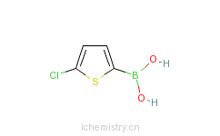 CAS:162607-18-3_5-氯噻吩-2-硼酸的分子结构