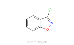 CAS:16263-52-8_3-氯-1,2-苯并异恶唑的分子结构