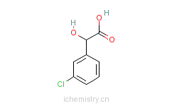 CAS:16273-37-3_间氯扁桃酸的分子结构