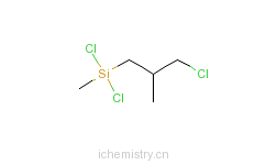 CAS:1628-11-1_甲基-3-氯异丁基二氯硅烷的分子结构