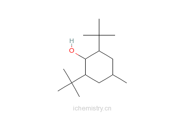 CAS:163119-16-2_2,6-二叔丁基-4-甲基环己醇的分子结构