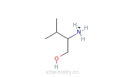 CAS:16369-05-4_2-氨基-3-甲基-1-丁醇的分子结构