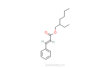 CAS:16397-78-7_肉桂酸异辛酯的分子结构
