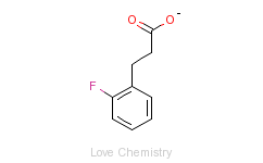 CAS:1643-26-1_3-(2-氟苯基)丙酸的分子结构