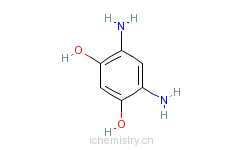 CAS:16523-31-2_4,6-二氨基间苯二酚二盐酸盐的分子结构