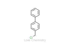 CAS:1667-11-4_4-氯甲基联苯的分子结构