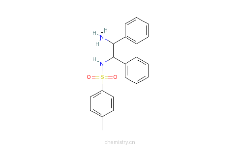 CAS:167316-27-0_(1S,2S)-(+)-N-对甲苯磺酰基-1,2-二苯基乙二胺的分子结构