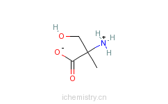 CAS:16820-18-1_2-甲基-L-丝氨酸的分子结构