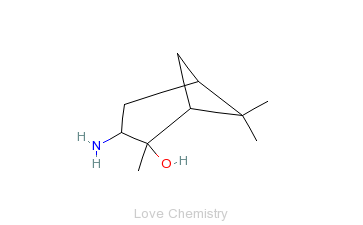 CAS:168286-10-0_(1R,2R,3S,5R)-3-氨基-2,6,6-三甲基二环[3.1.1]庚-2-醇的分子结构