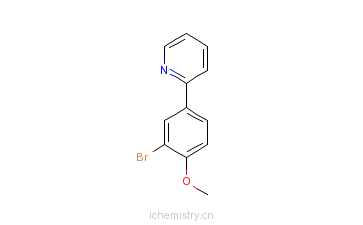 CAS:168823-65-2_2-(3-Bromo-4-methoxyphenyl)pyridineķӽṹ