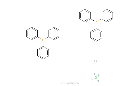 CAS:16903-61-0_双(三苯基膦)硼氢化亚铜的分子结构