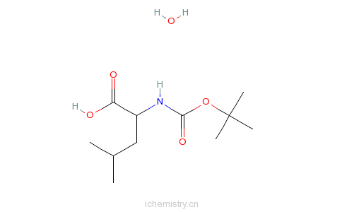 CAS:16937-99-8_BOC-D-亮氨酸的分子结构