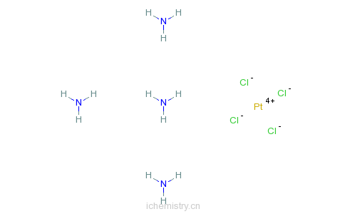 CAS:16971-49-6_四氨合氯化�K(IV)的分子�Y��