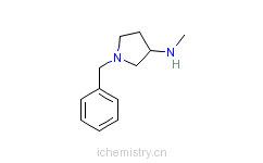 CAS:169749-99-9_(3S)-(+)-1-苄基-3-(甲氨基)吡咯烷的分子结构