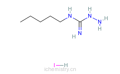 CAS:169789-35-9_N-氨基-N'-戊基胍氢碘酸盐的分子结构