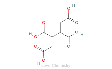 CAS:1703-58-8_丁烷四羧的分子结构