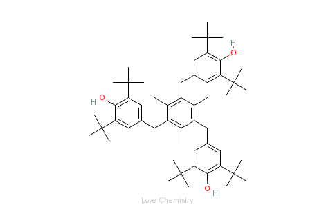 CAS:1709-70-2_抗氧剂330的分子结构