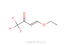 CAS:17129-06-5_4-乙氧基-1,1,1-三氟-3-丁烯-2-酮的分子结构