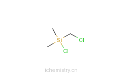 CAS:1719-57-9_氯甲基二甲基氯硅烷的分子结构