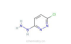 CAS:17284-97-8_3-氯-6-肼基哒嗪的分子结构