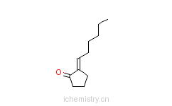 CAS:17373-89-6_2-亚己基环戊酮的分子结构