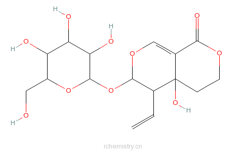 CAS:17388-39-5_獐牙菜苦甙的分子结构