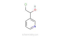CAS:173901-03-6_(R)-1-(3-吡啶基)-2-氯乙醇的分子结构