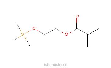 CAS:17407-09-9_2-(三甲基硅氧基)乙基甲基丙烯酸盐的分子结构