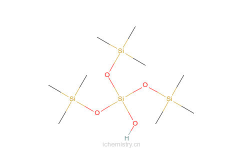 CAS:17477-97-3_三(三甲基硅基氧化)硅醇的分子结构