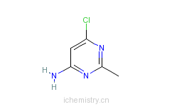 CAS:1749-68-4_2-甲基-4-氨基-6-氯嘧啶的分子结构