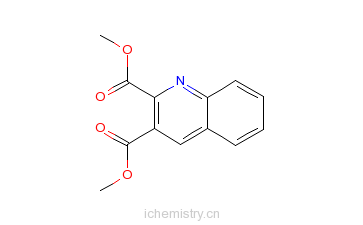 CAS:17507-03-8_2,3-喹啉二甲酸二甲酯的分子结构