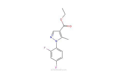 CAS:175135-71-4_Ethyl1-(2,4-Difluorophenyl)-5-Methylpyrazole-4-Carboxylate95%ķӽṹ