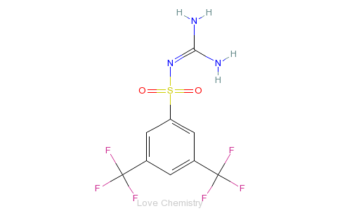 CAS:175136-69-3_3,5-Bis(trifluoromethyl)benzenesulfonyl guanidineķӽṹ