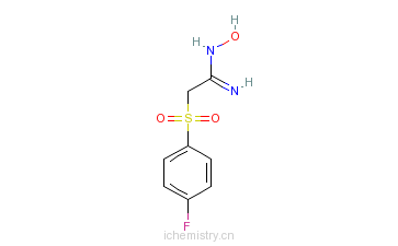 CAS:175203-76-6_2-[(4-Fluorophenyl)sulfonyl]-N-hydroxyethanimidamideķӽṹ