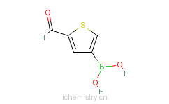 CAS:175592-59-3_2-醛基噻吩-4-硼酸的分子结构
