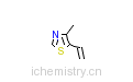 CAS:1759-28-0_4-甲基-5-乙烯基噻唑的分子结构