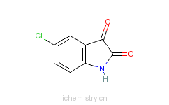 CAS:17630-76-1_5-氯靛红的分子结构