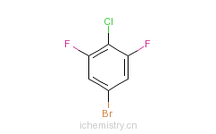 CAS:176673-72-6_5-溴-2-氯-1,3-二氟苯的分子结构