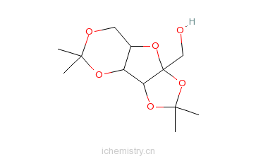 CAS:17682-70-1_双丙酮-L-山梨糖的分子结构