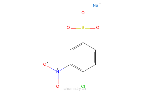 CAS:17691-19-9_4-氯-3-硝基苯磺酸钠的分子结构