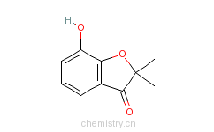 CAS:17781-16-7_7-羟基-2,2-二甲基-3(2H)-苯并呋喃酮的分子结构