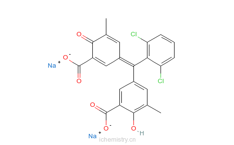 CAS:1796-92-5_媒介蓝1的分子结构