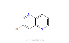 CAS:17965-71-8_3-溴-1,5-萘啶的分子结构