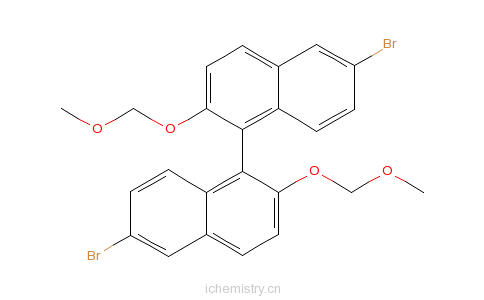 CAS:179866-74-1_(R)-(+)-6,6-Dibromo-2,2-bis(methoxymethoxy)-1,1-binaphthylķӽṹ