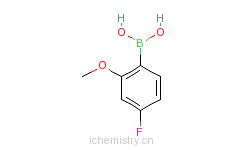CAS:179899-07-1_4-氟-2-甲氧基苯硼酸的分子结构