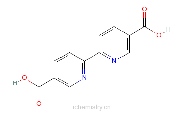 CAS:1802-30-8_2,2'-联吡啶-5,5'-二羧酸的分子结构