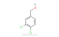 CAS:1805-32-9_3,4-二氯苄醇的分子结构