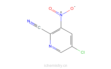 CAS:181123-11-5_5-氯-2-氰基-3-硝基吡啶的分子结构