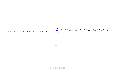 CAS:1812-53-9_二甲基双十六烷基氯化铵的分子结构