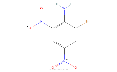CAS:1817-73-8_2-溴-4,6-二硝基苯胺的分子结构